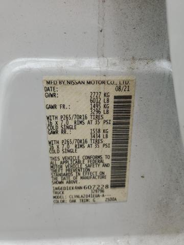 2022 NISSAN FRONTIER S - 1N6ED1EK4NN607228