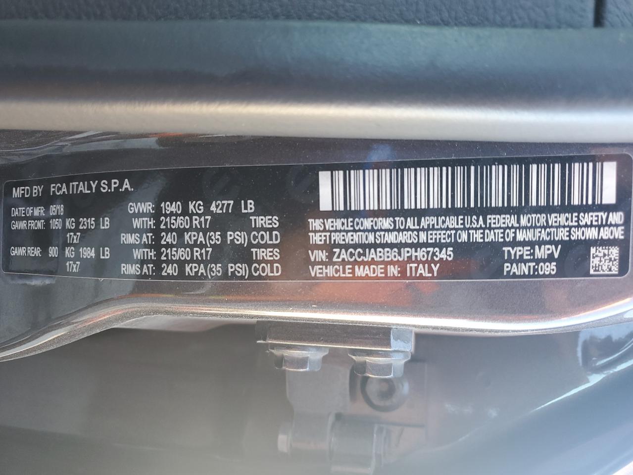 JEEP RENEGADE LATITUDE