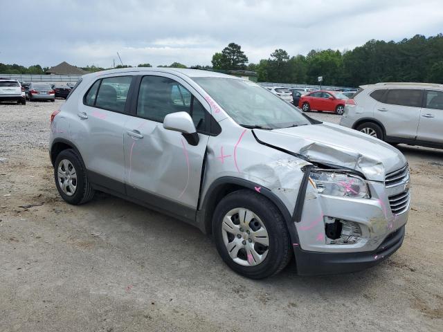 Vin: kl7cjksb8gb619607, lot: 56856835, chevrolet trax ls 20164