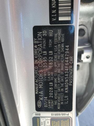 2015 KIA RIO EX KNADN5A34F6447944