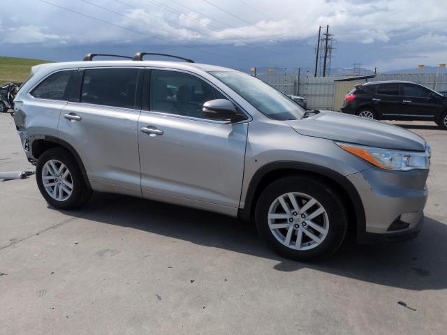 Vin: 5tdbkrfhxfs192294, lot: 55655745, toyota highlander le 20154