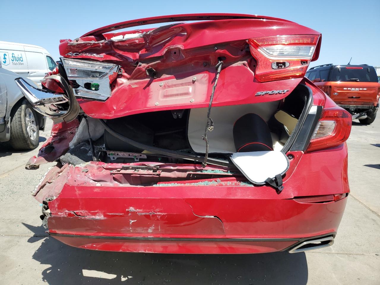 Lot #3208654317 2018 HONDA ACCORD SPO