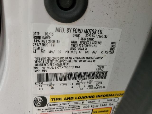 2016 FORD EXPEDITION - 1FMJU1KTXGEF07194