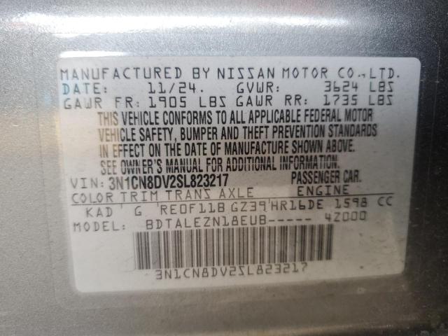 2025 NISSAN VERSA S - 3N1CN8DV2SL823217