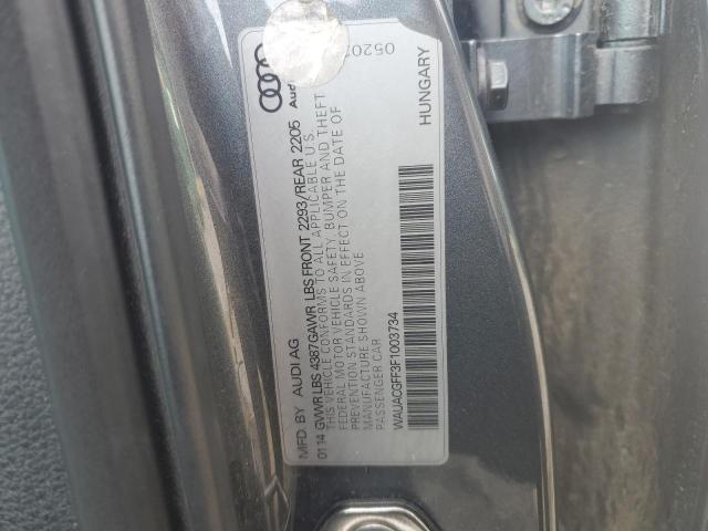 2015 AUDI A3 PREMIUM WAUACGFF3F1003734