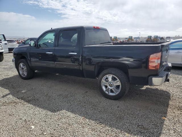 CHEVROLET silverado 2013 black crew pic flexible fuel 3GCPCSE08DG276857 photo #3