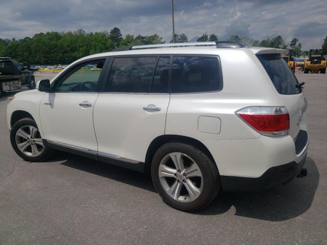 Vin: 5tdyk3eh7ds109877, lot: 55599765, toyota highlander limited 20132