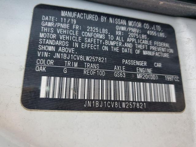 2020 NISSAN ROGUE SPOR - JN1BJ1CV8LW257821