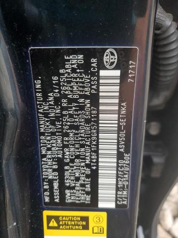 2016 TOYOTA CAMRY LE - 4T4BF1FK9GR571187