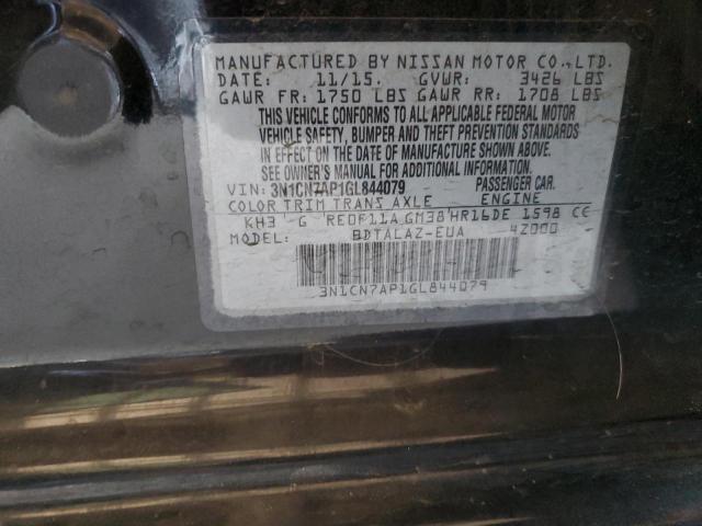 2016 NISSAN VERSA S - 3N1CN7AP1GL844079