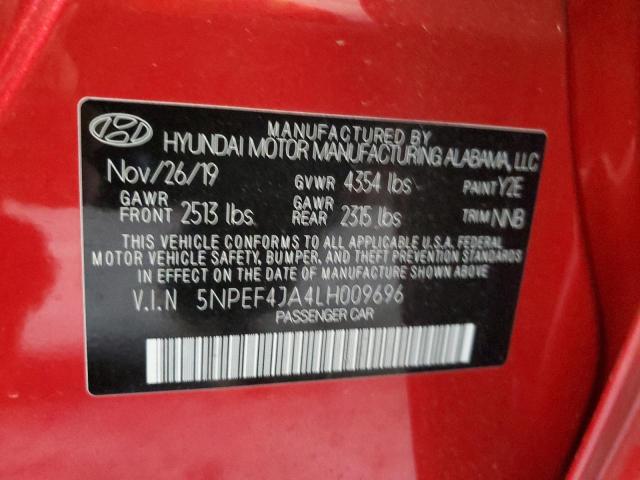 2020 HYUNDAI SONATA SEL - 5NPEF4JA4LH009696