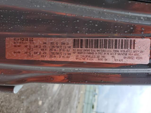 2020 JEEP WRANGLER U - 1C4HJXFNXLW131160