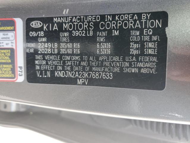 2019 KIA SOUL - KNDJN2A23K7687633