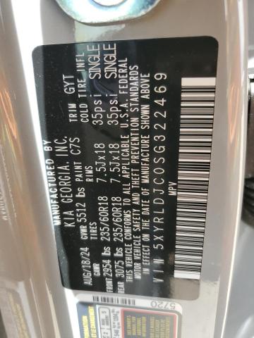 2025 KIA SORENTO S - 5XYRLDJC0SG322469