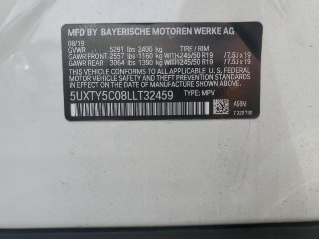 2020 BMW X3 XDRIVE3 - 5UXTY5C08LLT32459