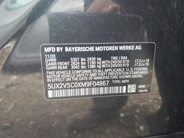 2021 BMW X4 XDRIVEM - 5UX2V5C0XM9F04867