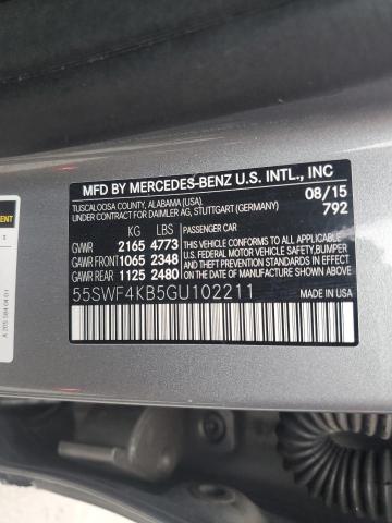 2016 MERCEDES-BENZ C 300 4MAT 55SWF4KB5GU102211