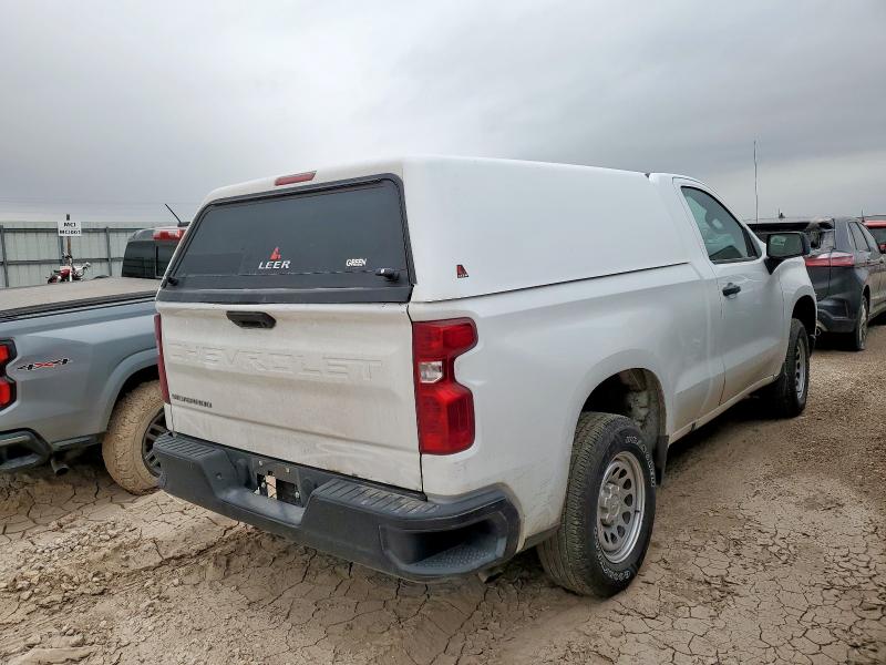 CHEVROLET SILVERADO 2023 white  gas 3GCNAAEK3PG353020 photo #4