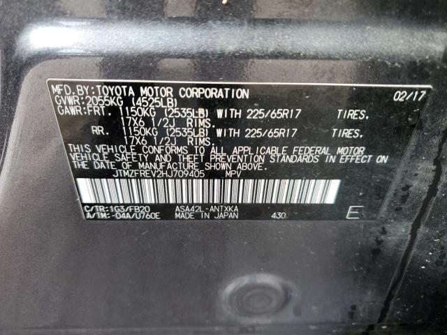 2017 TOYOTA RAV4 LE - JTMZFREV2HJ709405