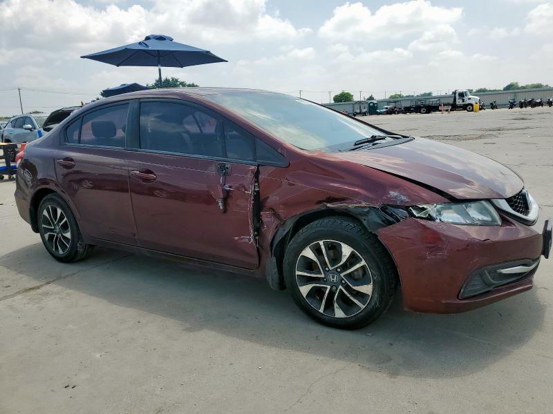 Vin: 19xfb2f89fe023127, lot: 57320615, honda civic ex 20154