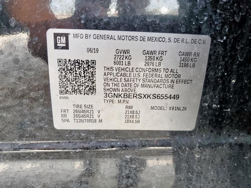 2019 CHEVROLET BLAZER RS - 3GNKBERSXKS655449