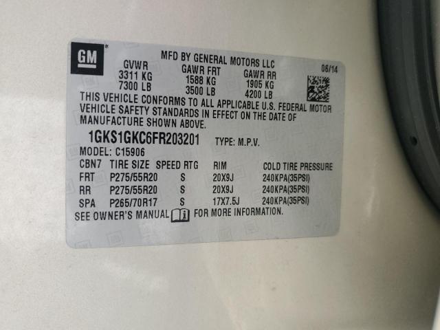 2015 GMC YUKON XL C - 1GKS1GKC6FR203201