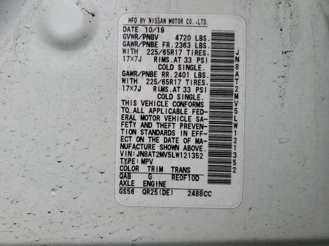 2020 NISSAN ROGUE - JN8AT2MV5LW121352