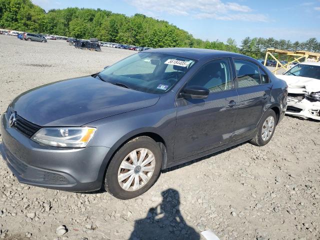 VOLKSWAGEN JETTA BASE 2013 gray  gas 3VW2K7AJ8DM257166 photo #1