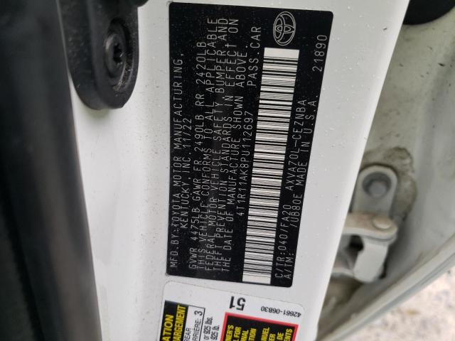 2023 TOYOTA CAMRY LE - 4T1R11AK8PU112697
