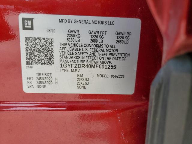 2021 CADILLAC XT4 PREMIU - 1GYFZDR40MF001255