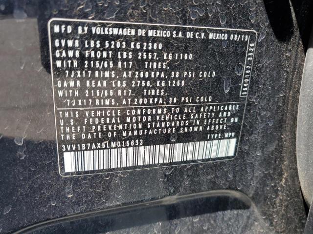 2020 VOLKSWAGEN TIGUAN S - 3VV1B7AX5LM015633