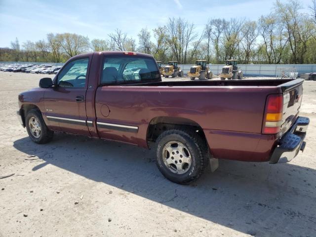 CHEVROLET SILVERADO 2001 burgundy  gas 1GCEC14V51E204032 photo #3