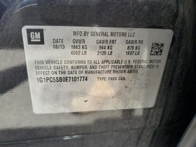 2014 CHEVROLET CRUZE LT - 1G1PC5SB0E7101774