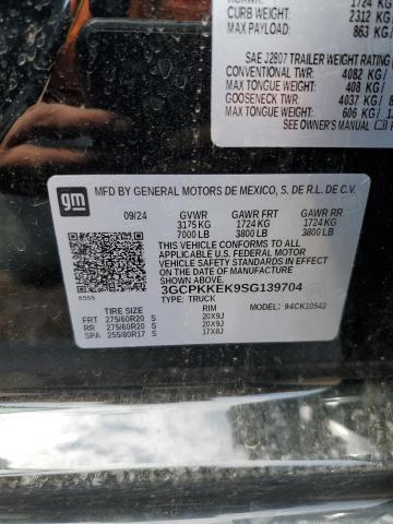2025 CHEVROLET SILVERADO - 3GCPKKEK9SG139704