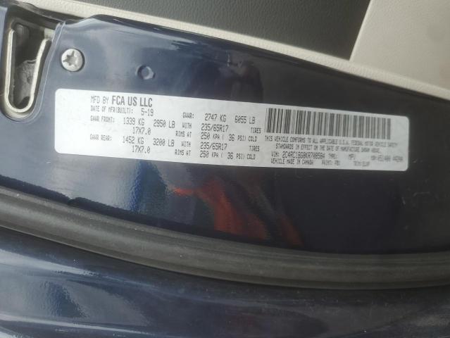 2019 CHRYSLER PACIFICA T 2C4RC1BG8KR708584