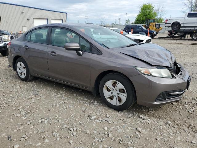 Vin: 19xfb2f55ee046344, lot: 58728025, honda civic lx 20144