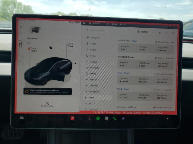 2025 TESLA MODEL 3 - 5YJ3E1EA7SF880429