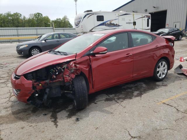 HYUNDAI ELANTRA GL 2013 red  gas KMHDH4AE9DU850019 photo #1