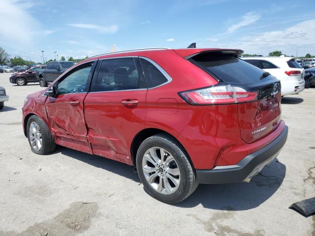 FORD EDGE TITAN 2021 red  gas 2FMPK3K96MBA60368 photo #3