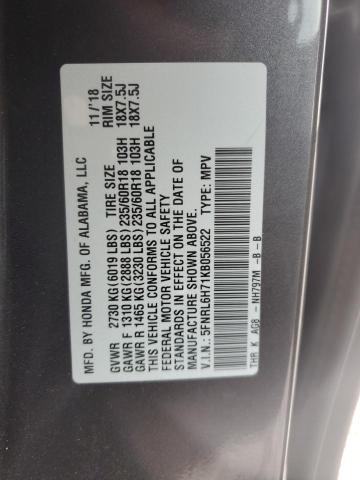 2019 HONDA ODYSSEY EX - 5FNRL6H71KB056522
