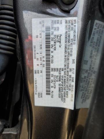 2017 FORD FOCUS SE - 1FADP3F25HL228597