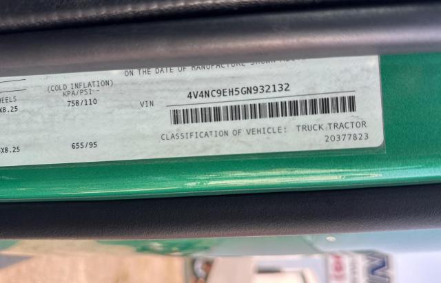 2016 VOLVO VN VNL 4V4NC9EH5GN932132