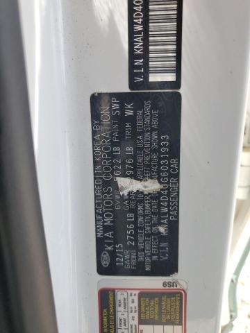 2016 KIA K900 KNALW4D40G6031933