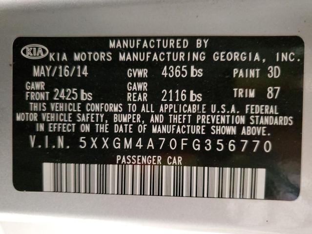 2015 KIA OPTIMA LX - 5XXGM4A70FG356770
