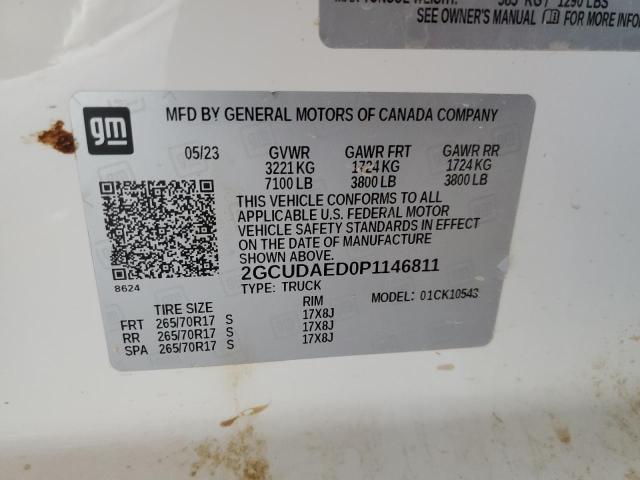 2023 CHEVROLET SILVERADO - 2GCUDAED0P1146811