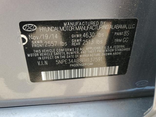 2015 HYUNDAI SONATA SPO - 5NPE34AB8FH137591