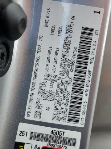 2016 TOYOTA TACOMA DOU - 5TFCZ5AN7GX016997