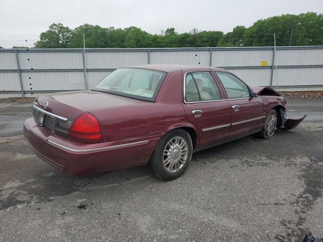 MERCURY GRAND MARQ 2009 red sedan 4d flexible fuel 2MEHM75VX9X618539 photo #4