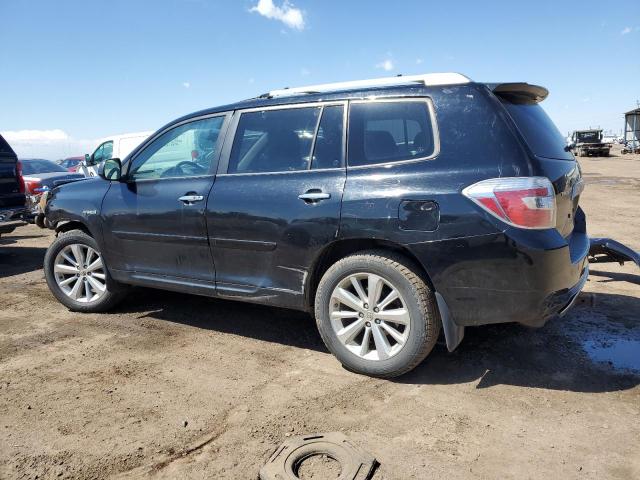 TOYOTA HIGHLANDER 2009 black  hybrid engine JTEEW41A092029868 photo #3