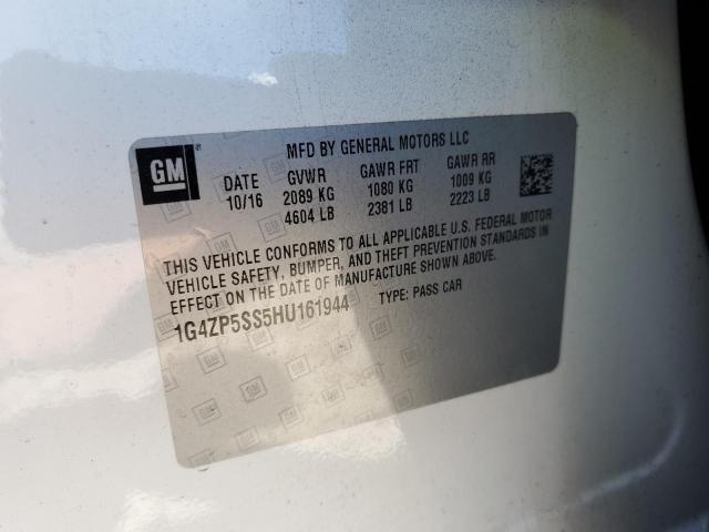 2017 BUICK LACROSSE E 1G4ZP5SS5HU161944
